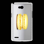 Coque LG L80 Macaron vanille PR