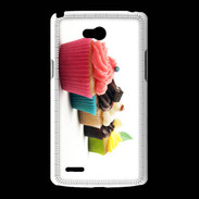 Coque LG L80 Cupcakes en rang PR