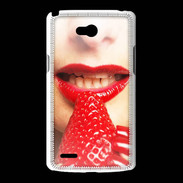 Coque LG L80 Plaisir et fraise PR