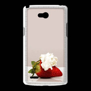 Coque LG L80 Fraise chantilly PR
