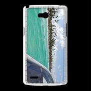 Coque LG L80 Bord de plage en bateau