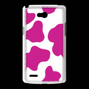 Coque LG L80 vache rose