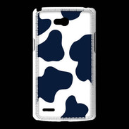 Coque LG L80 vache bleue 