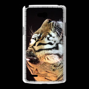 Coque LG L80 Portrait de tigre PB 1