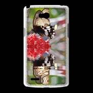 Coque LG L80 DP Papillon mirroir