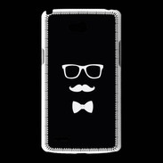 Coque LG L80 moustache & noeud 1