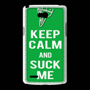 Coque LG L80 Keep Calm Suck me Vert