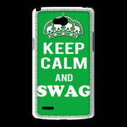 Coque LG L80 Keep Calm Swag Vert