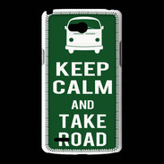 Coque LG L80 Keep Calm Take road Vert