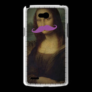 Coque LG L80 Moustache Mona Lisa