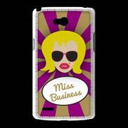 Coque LG L80 Miss business Blonde