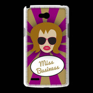 Coque LG L80 Miss business Rousse