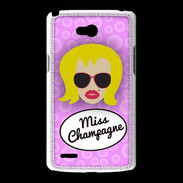 Coque LG L80 Miss Champagne Blonde