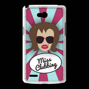Coque LG L80 Miss Clubbing Chatain