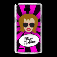 Coque LG L80 Miss Fashion Rousse