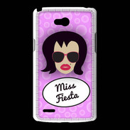Coque LG L80 Miss Fiesta Brune
