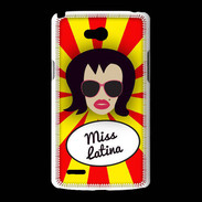 Coque LG L80 Miss Latina Brune