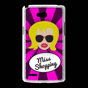 Coque LG L80 Miss Shopping Blonde