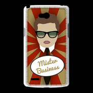 Coque LG L80 Mister Business Chatain
