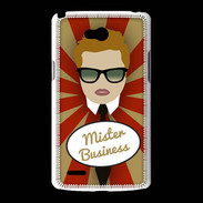Coque LG L80 Mister Business Roux