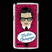 Coque LG L80 Mister Champagne Brun