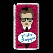 Coque LG L80 Mister Champagne Chatain