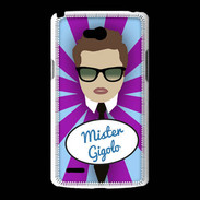 Coque LG L80 Mister Gigolo Chatain