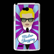Coque LG L80 Mister Shopping Blond