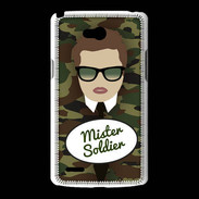 Coque LG L80 Mister Soldier Chatain