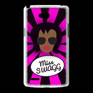 Coque LG L80 Miss Swag Black