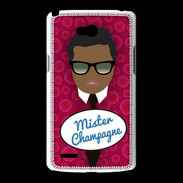 Coque LG L80 Mister Champagne Black