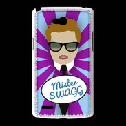Coque LG L80 Mister Swag Roux