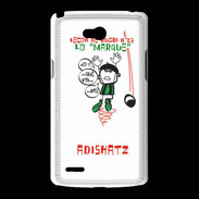 Coque LG L80 Adishatz Leçon de rugby