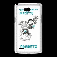 Coque LG L80 Adishatz Placage rugby