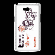 Coque LG L80 Adishatz Raffut au rugby
