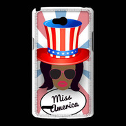 Coque LG L80 Miss USA Black