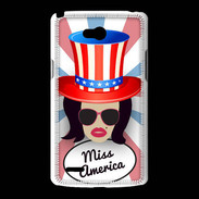 Coque LG L80 Miss USA Brune