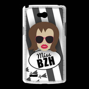 Coque LG L80 Miss Bretagne Chatain