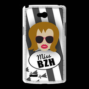 Coque LG L80 Miss Bretagne Rousse