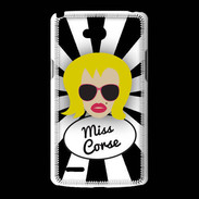 Coque LG L80 Miss Corse Blonde