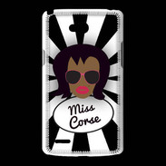 Coque LG L80 Miss Corse Black