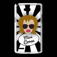 Coque LG L80 Miss Corse Rousse