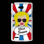 Coque LG L80 Miss France Blonde