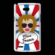 Coque LG L80 Miss France Rousse
