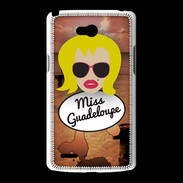 Coque LG L80 Miss Guadeloupe Blonde