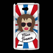 Coque LG L80 Miss France Chatain
