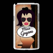 Coque LG L80 Miss Guyane Brune