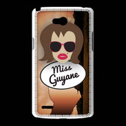 Coque LG L80 Miss Guyane Chatain