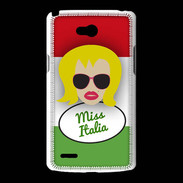 Coque LG L80 Miss Italie Blonde