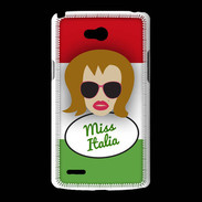 Coque LG L80 Miss Italie Rousse